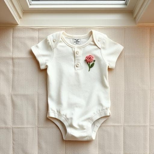 Barboteuse brodée — Layette Douceur