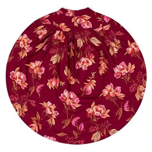 Jupe évasée imprimée — Herbier — vue 2