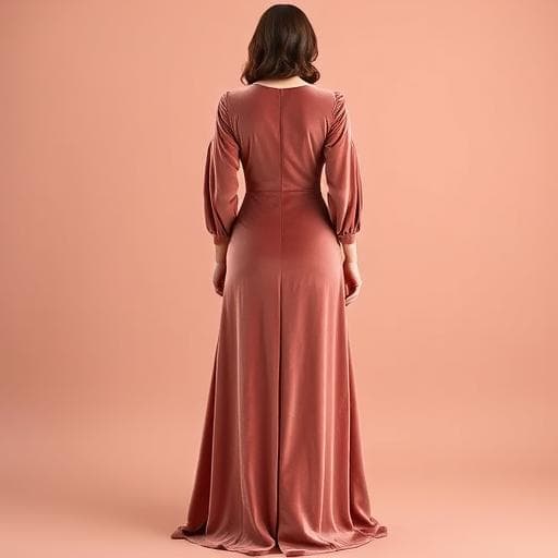 Robe velours maxi — Valse — vue 2