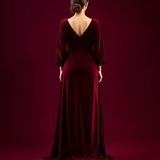 Robe velours maxi — Valse — vue 2